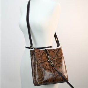 Rebecca Minkoff Snake Print Feed Bag